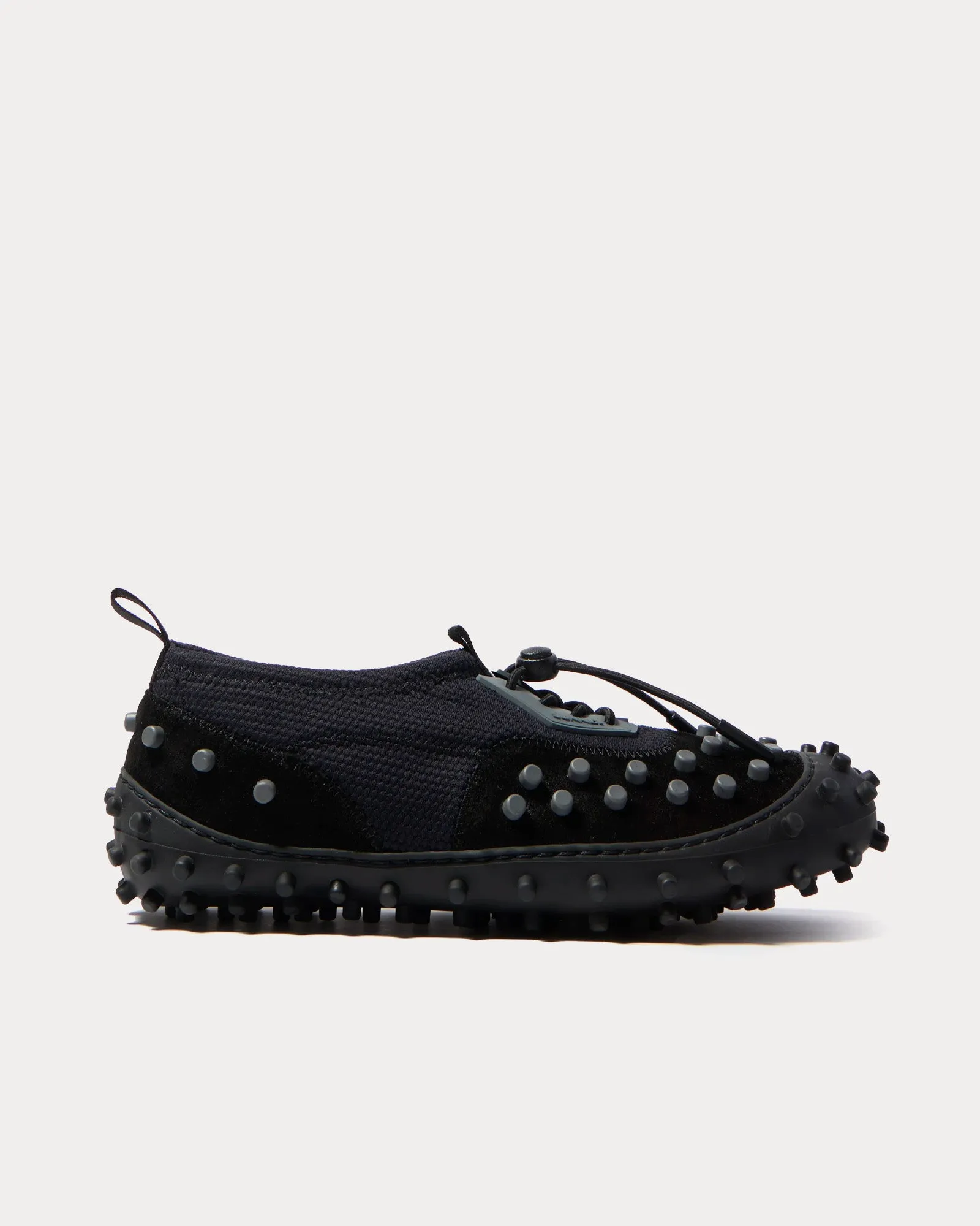 1000CHIODI TRK Black Slip On Sneakers