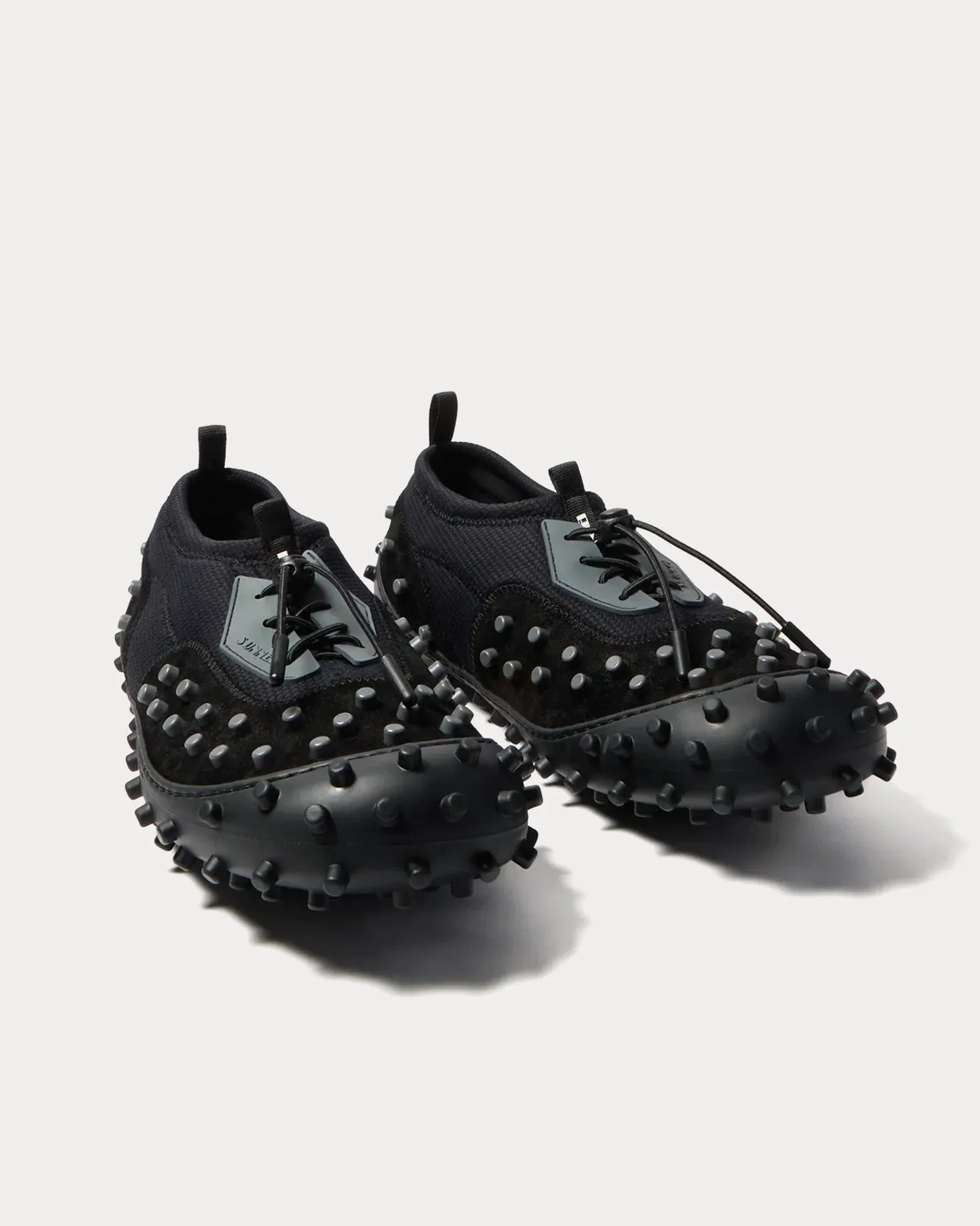 1000CHIODI TRK Black Slip On Sneakers
