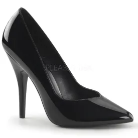 5" Black Kitten Heel Classic Pointed Toe Pump* 5" Black Kitten Heel Classic Pointed Toe Pump*