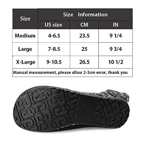 AIYUE knit slipper socks for women