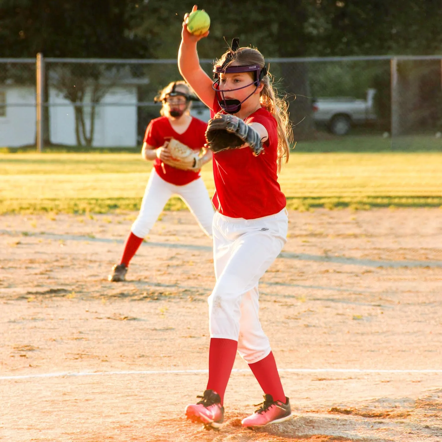 Baseball Softball Socks and Belt Combo Set for Youth Boys Girls Adult