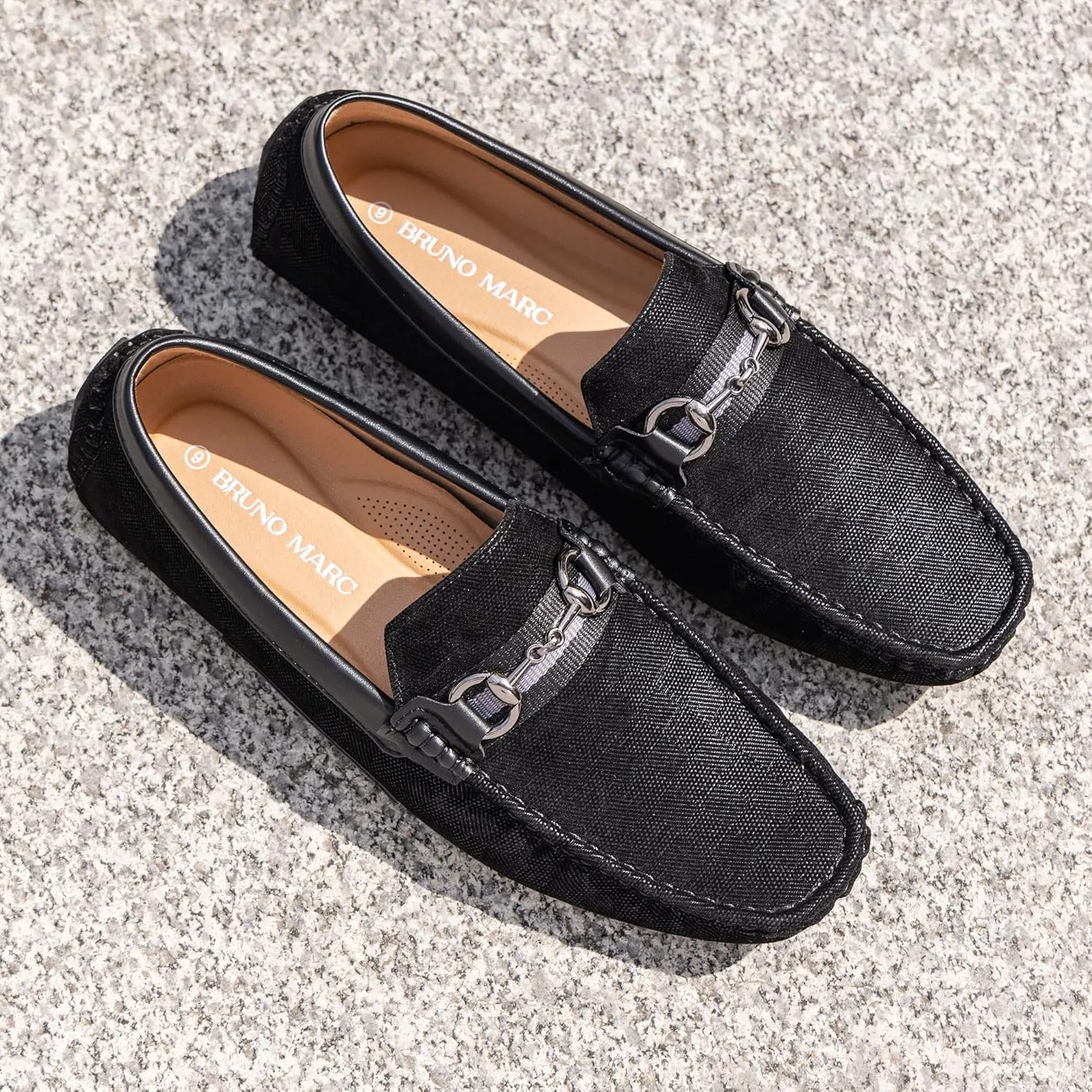 Bruno Marc Men's Driving Penny Loafers Casual Slip-on Moccasins Shoes