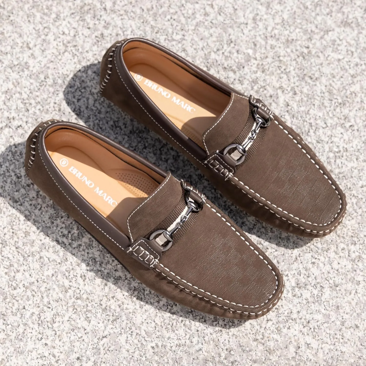 Bruno Marc Men's Driving Penny Loafers Casual Slip-on Moccasins Shoes