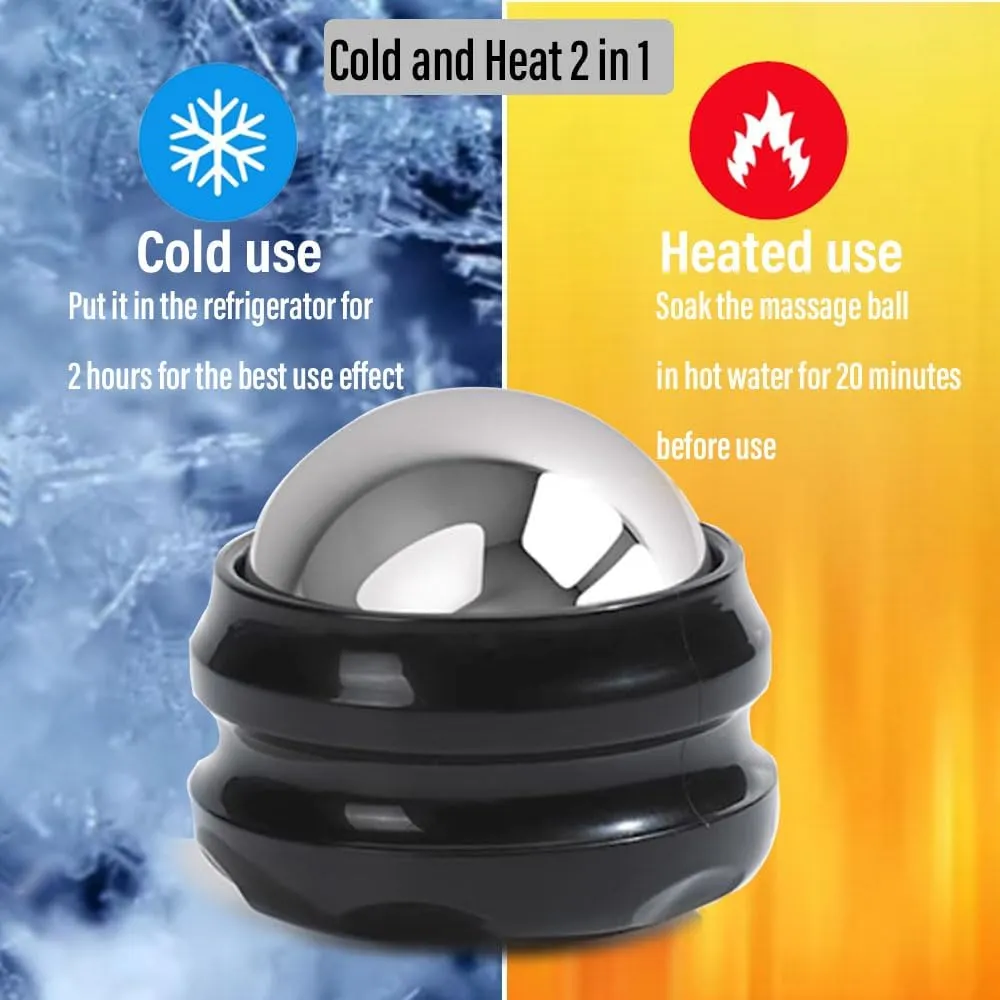Cold Massage Roller Ball - Father Men Day Gifts from Wife Daughter Son, Stays Cold for 6 Hours, Home Office Travel Essentials,Sports Fitness Relaxations Gift,Rapidly Relieve Muscle Pain and Tension