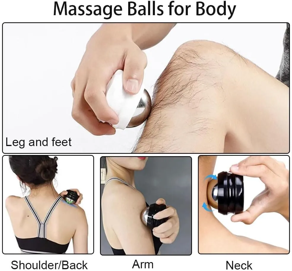 Cold Massage Roller Ball - Father Men Day Gifts from Wife Daughter Son, Stays Cold for 6 Hours, Home Office Travel Essentials,Sports Fitness Relaxations Gift,Rapidly Relieve Muscle Pain and Tension
