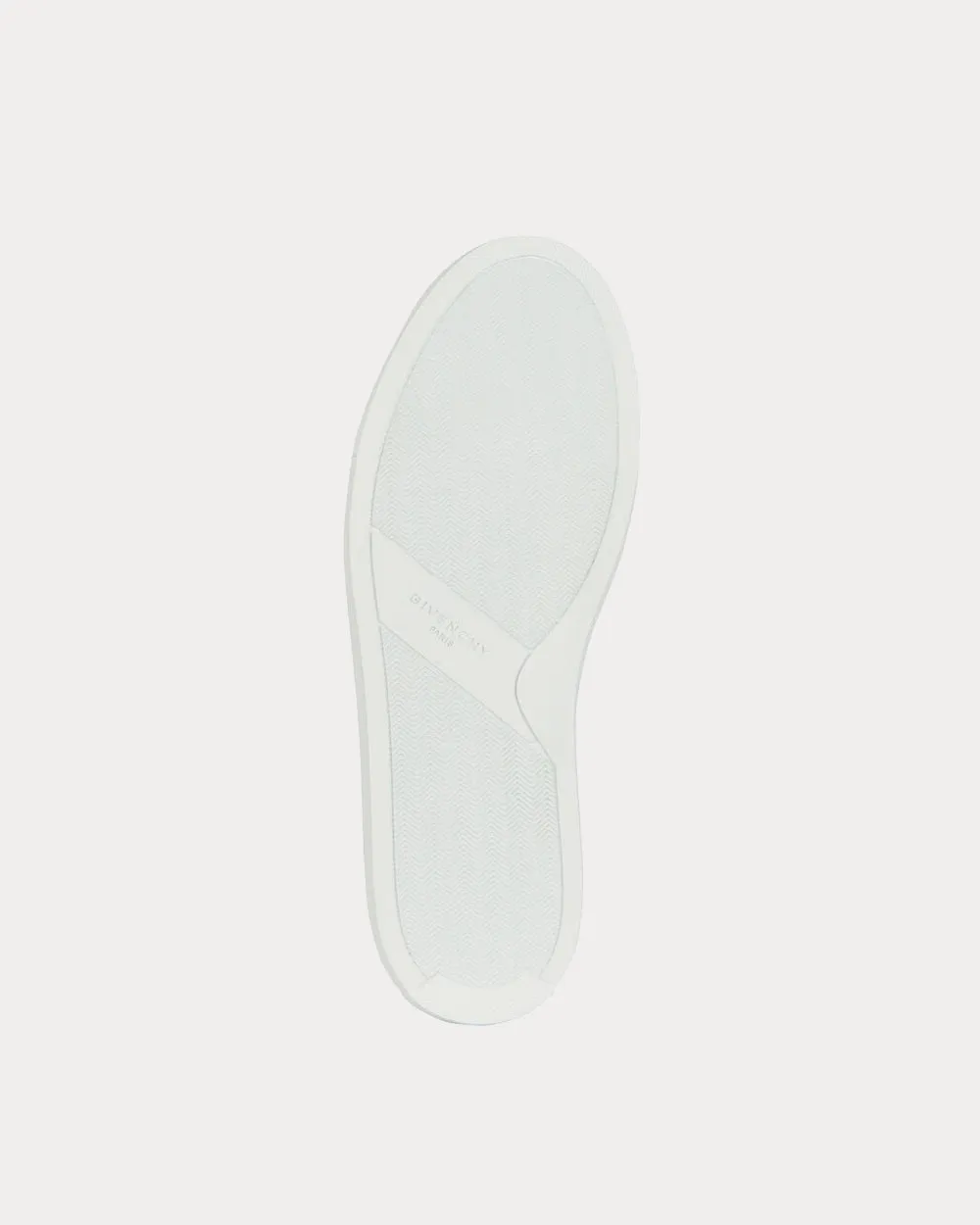 Crocodile Effect Webbing White Slip On Sneakers