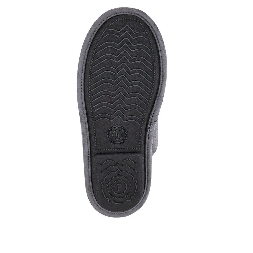 Faux-Fur-Lined Mule Slippers - QING40007 / 325 766