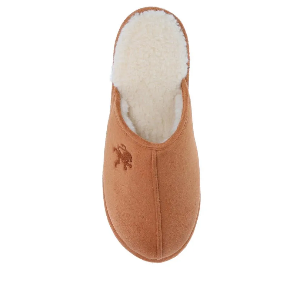 Faux-Fur-Lined Mule Slippers - QING40007 / 325 766