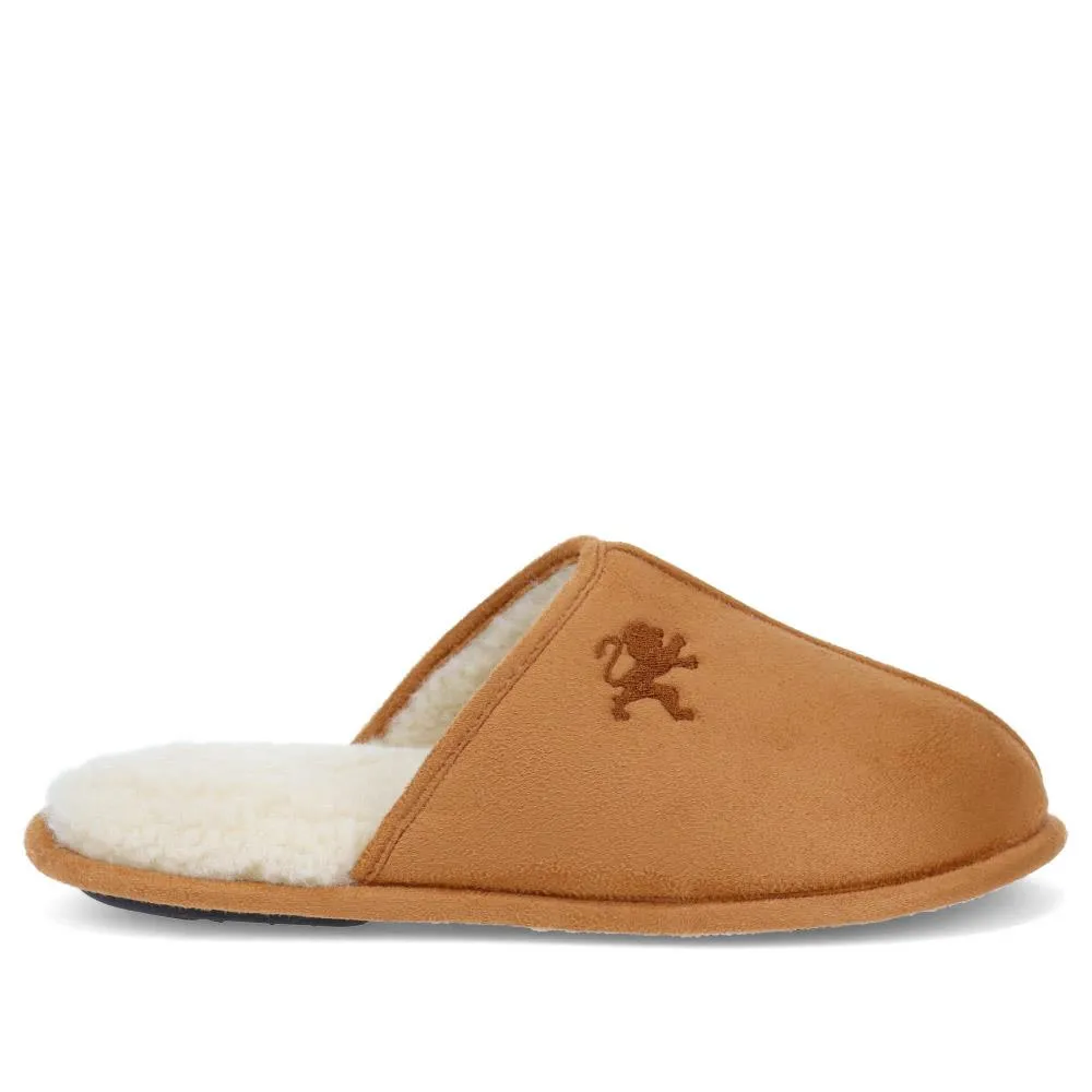 Faux-Fur-Lined Mule Slippers - QING40007 / 325 766