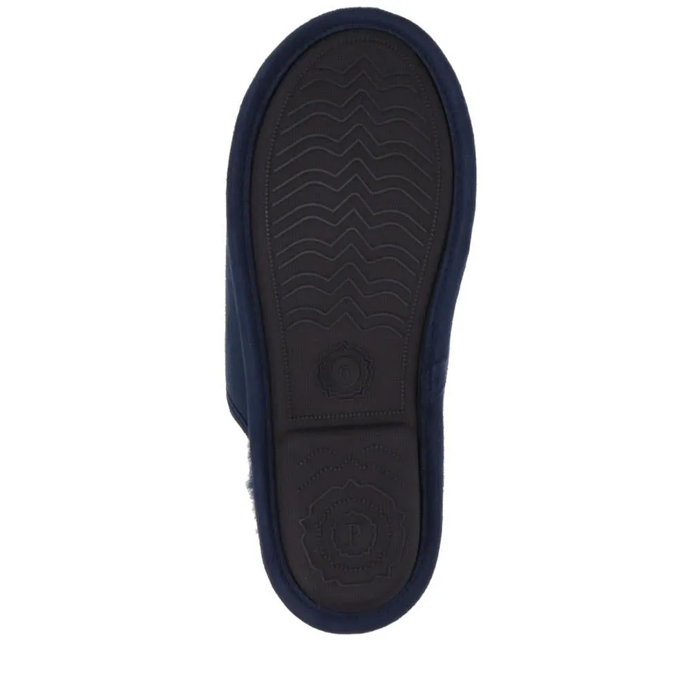Faux-Fur-Lined Mule Slippers - QING40007 / 325 766