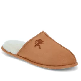 Faux-Fur-Lined Mule Slippers - QING40007 / 325 766