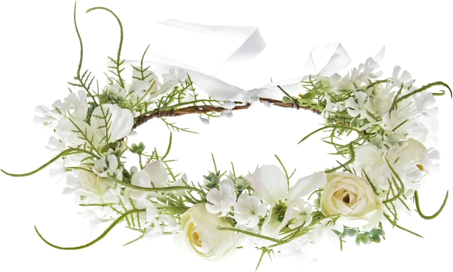 Floral Fall Camellia Flower Crown Rose Headpiece Wedding Bridal Flower Girl Halo Maternity Photo Props FL-03