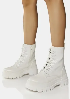 Frosty Start Some Gossip Combat Boots