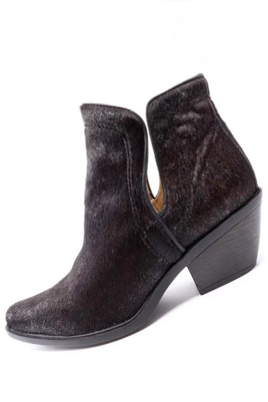 Genuine Leather Hair on Hide Booties