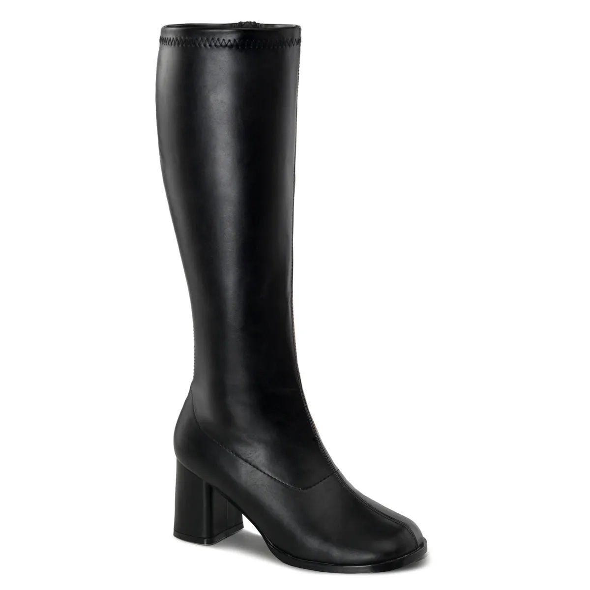 GOGO-300WC Funtasma Black PU Fancy Dress Plus Sizes & Wide Width/Shaft (Fantasy Footwear)