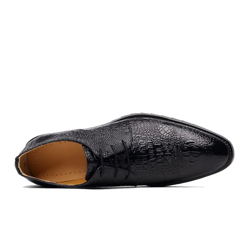 Hnzxzm Spring Autumn Men Formal Wedding Shoes Luxury Men Business Dress Shoes Men Oxfords Shoes Zapatos Hombre