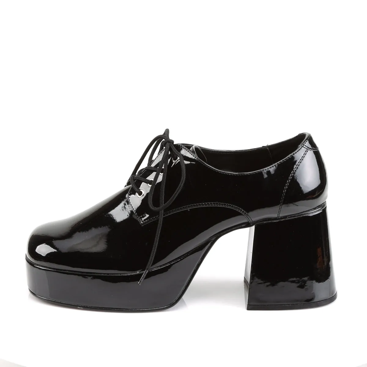 JAZZ-02 Fancy Dress Costume Funtasma Men's Shoes Black Pat