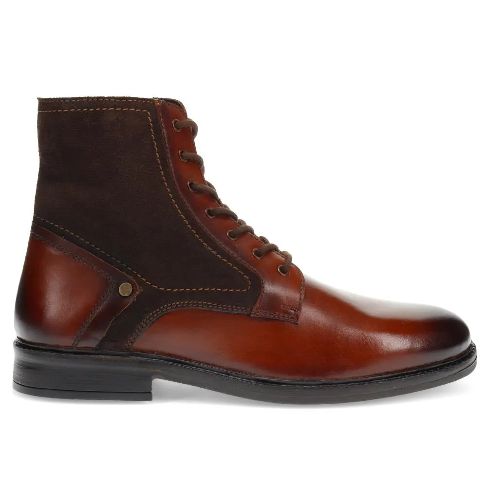 Leather Lace-Up Boots - BELSAKM40012 / 326 231