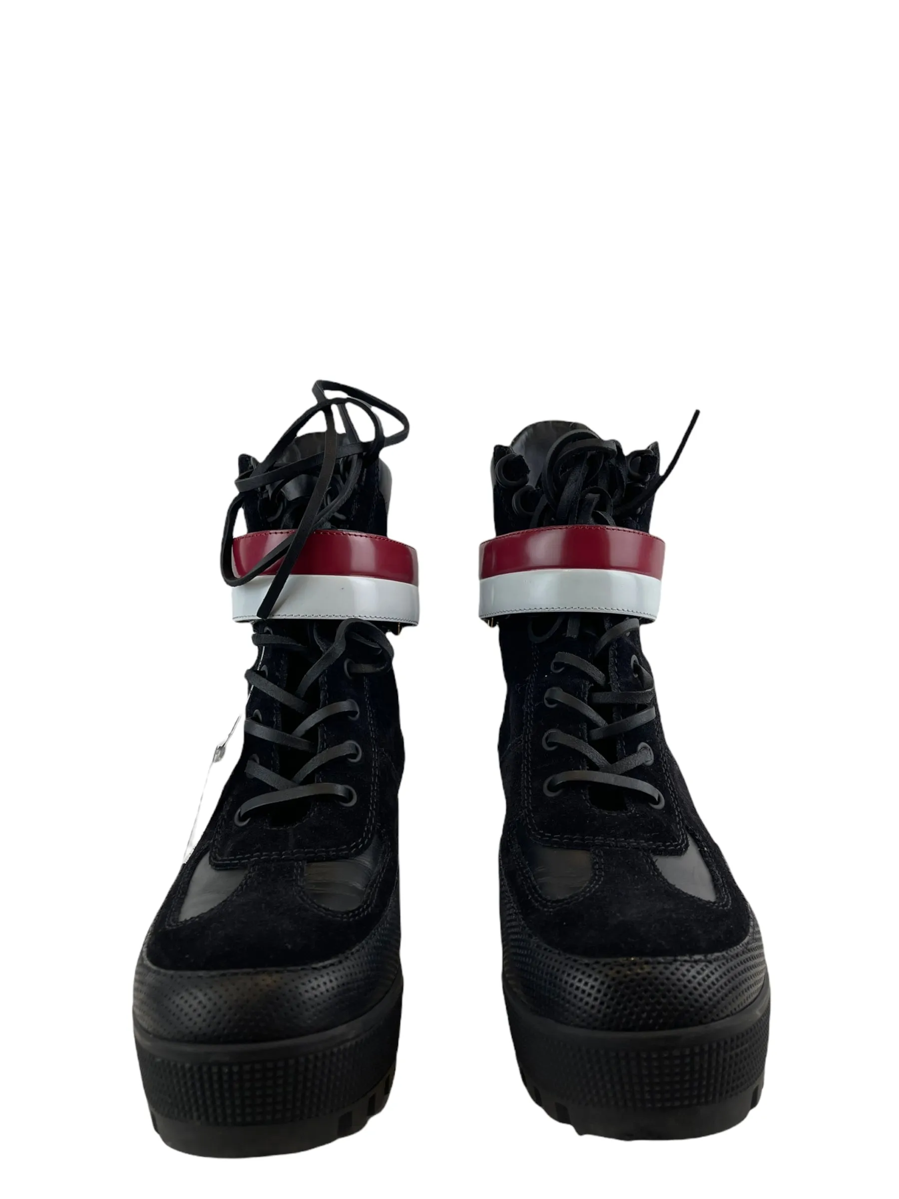 Louis Vuitton Black Suede & Leather Boots - EU 40/ UK 7