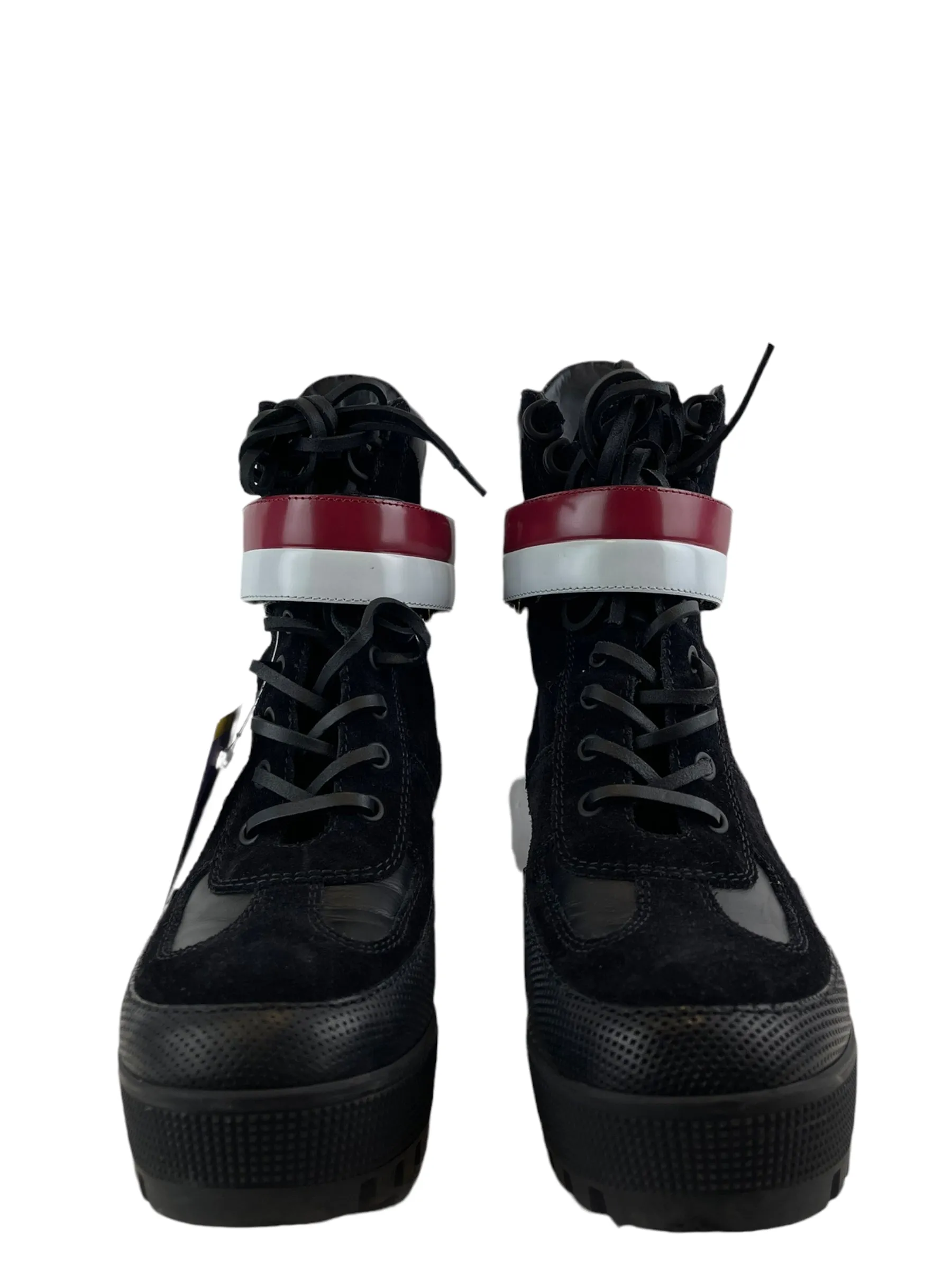 Louis Vuitton Black Suede & Leather Boots - EU 40/ UK 7