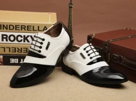 MAZE Men's Leather Lace-up British Shoes