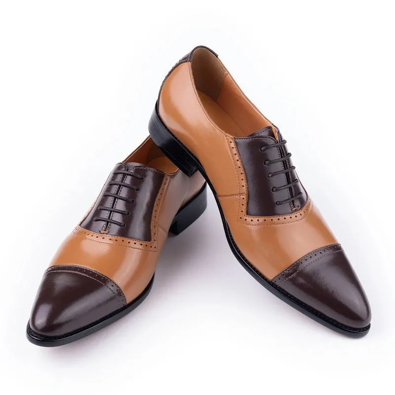 Men Business Versatile Lace-Up Formal Office Oxford Style Shoes