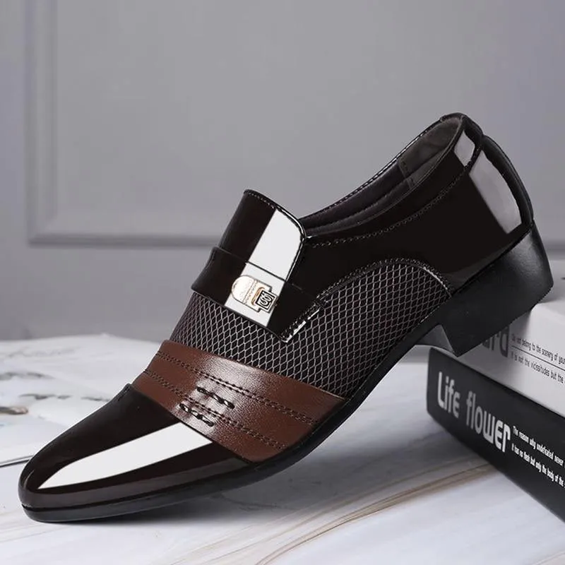 Men's Slip On Business Dress Oxford Shoes