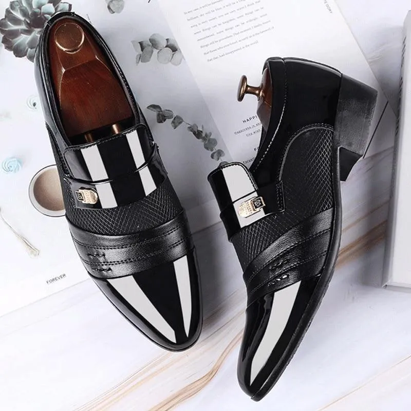 Men's Slip On Business Dress Oxford Shoes