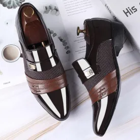 Men's Slip On Business Dress Oxford Shoes