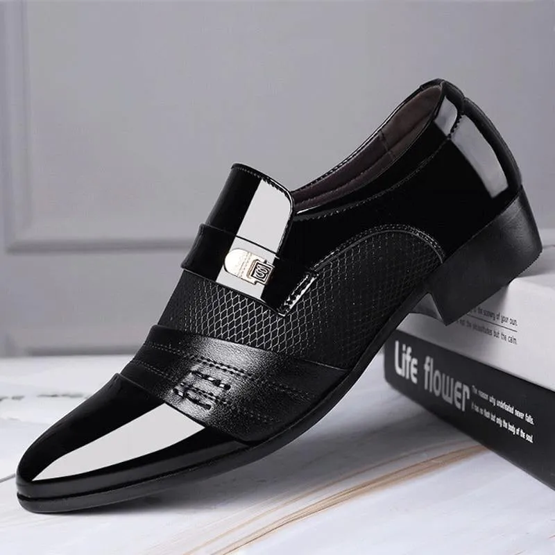 Men's Slip On Business Dress Oxford Shoes