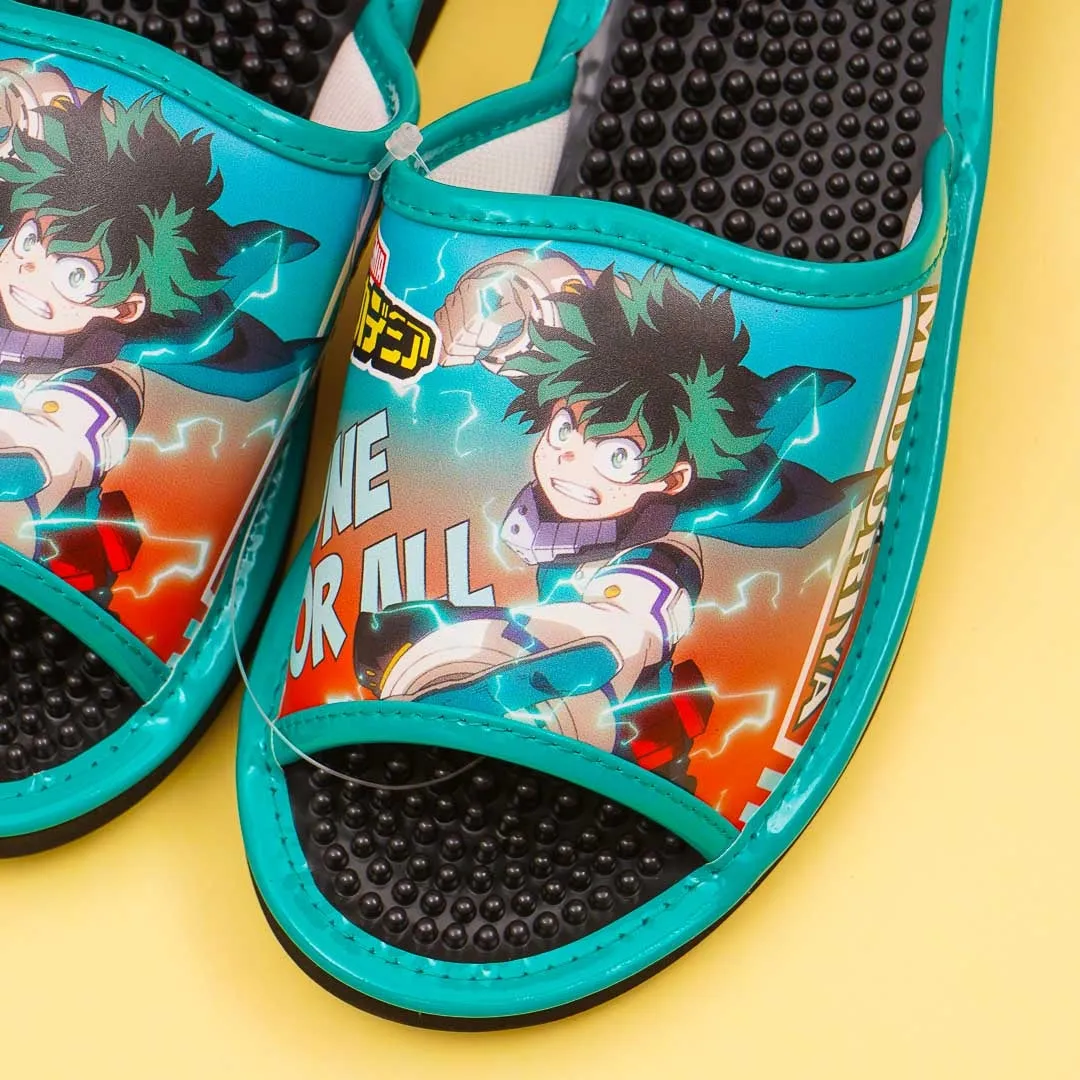 My Hero Academia Acupressure Sandals - Green / Medium