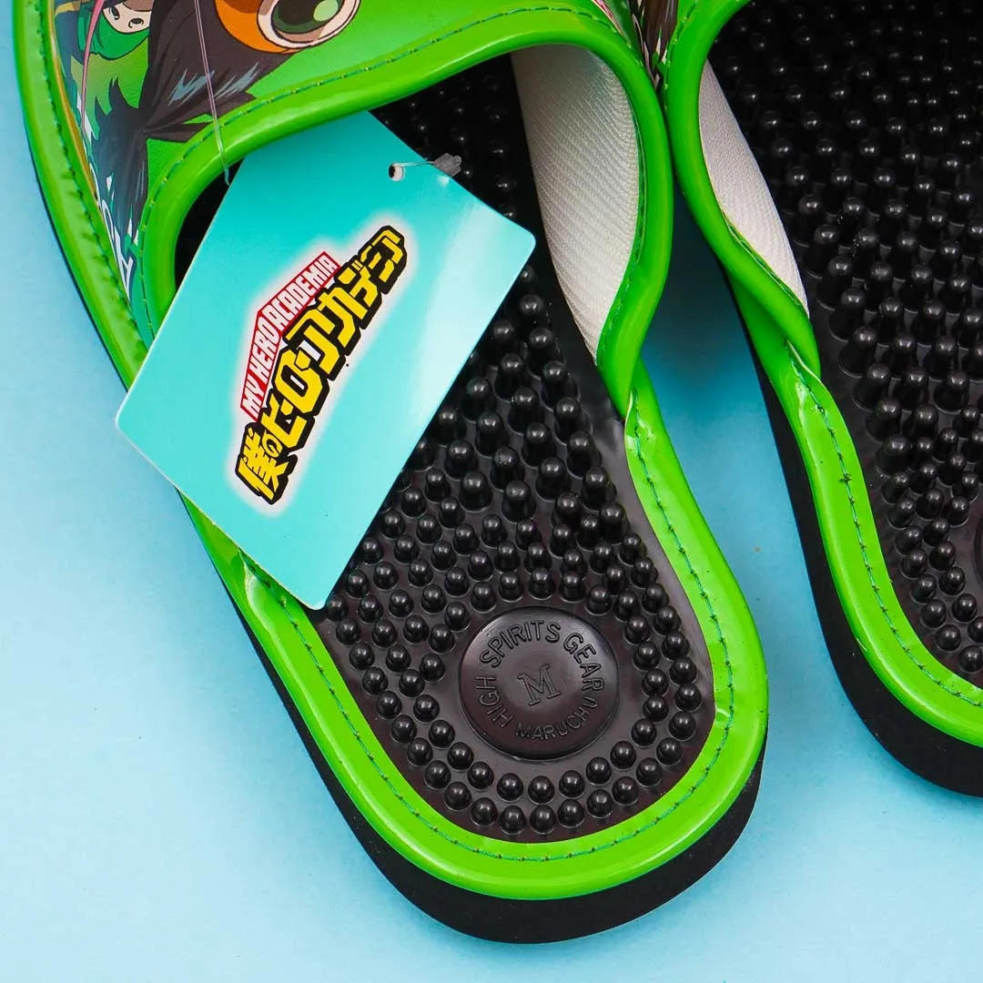 My Hero Academia Acupressure Sandals - Light Green / Medium