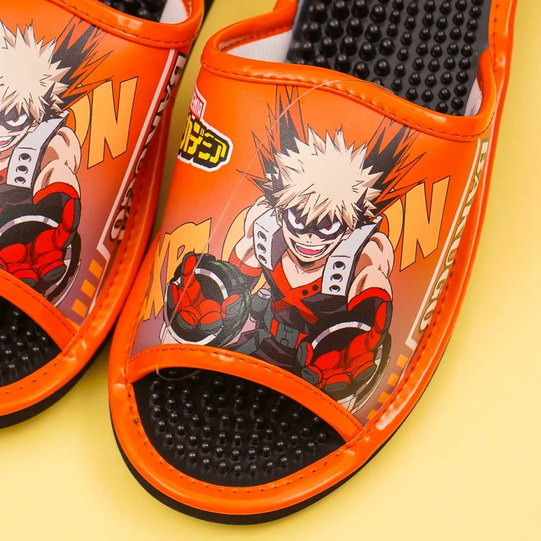 My Hero Academia Acupressure Sandals - Orange / Large