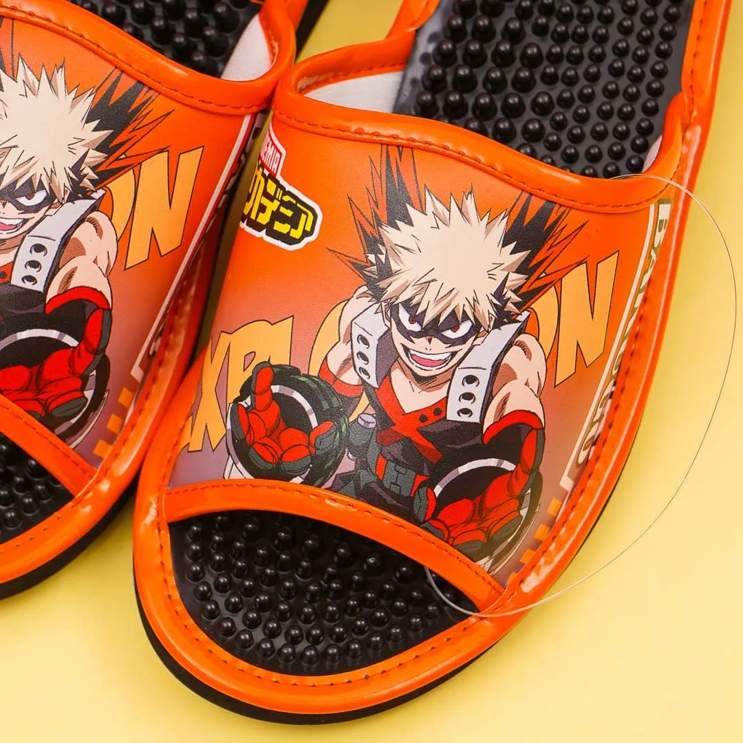 My Hero Academia Acupressure Sandals - Orange / Medium