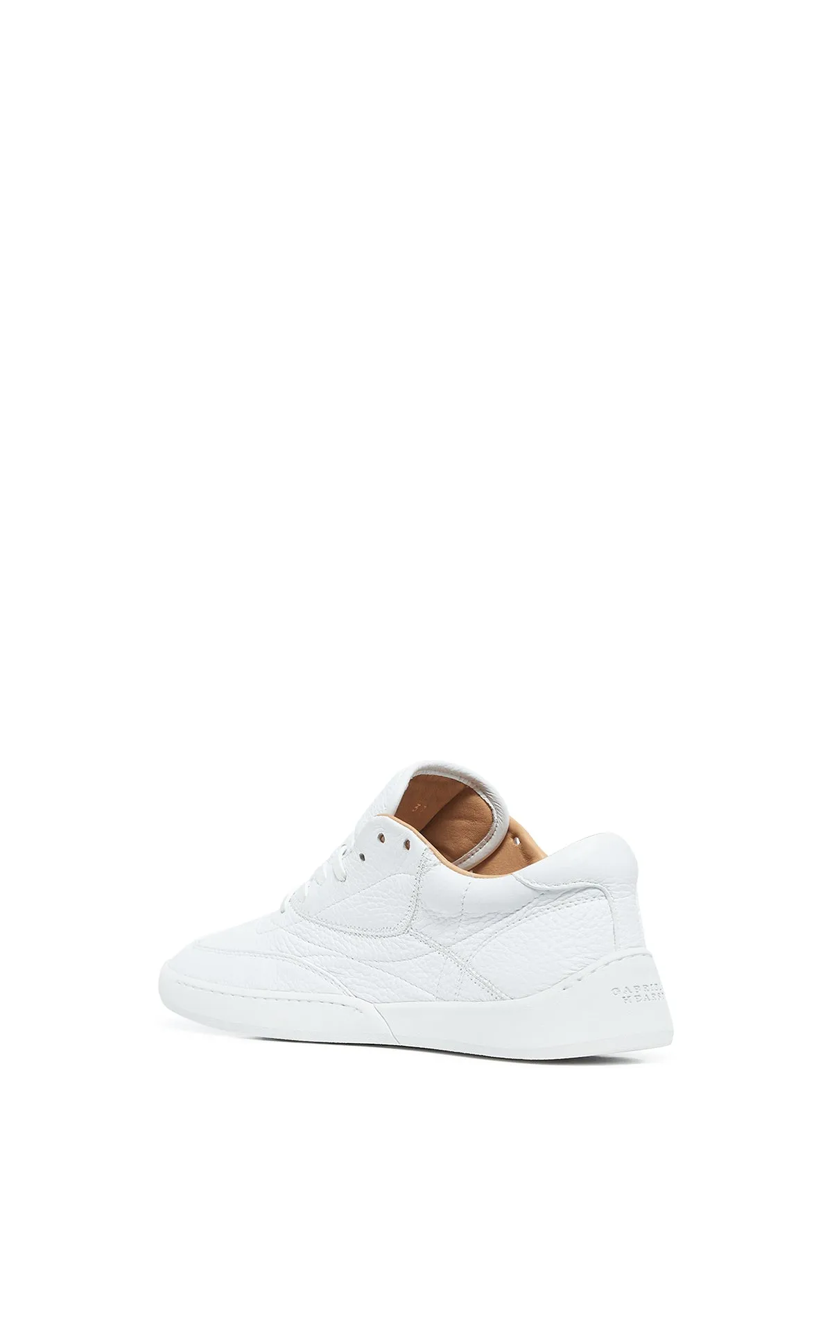Ohio Slip-on Sneaker in White Textured Leather