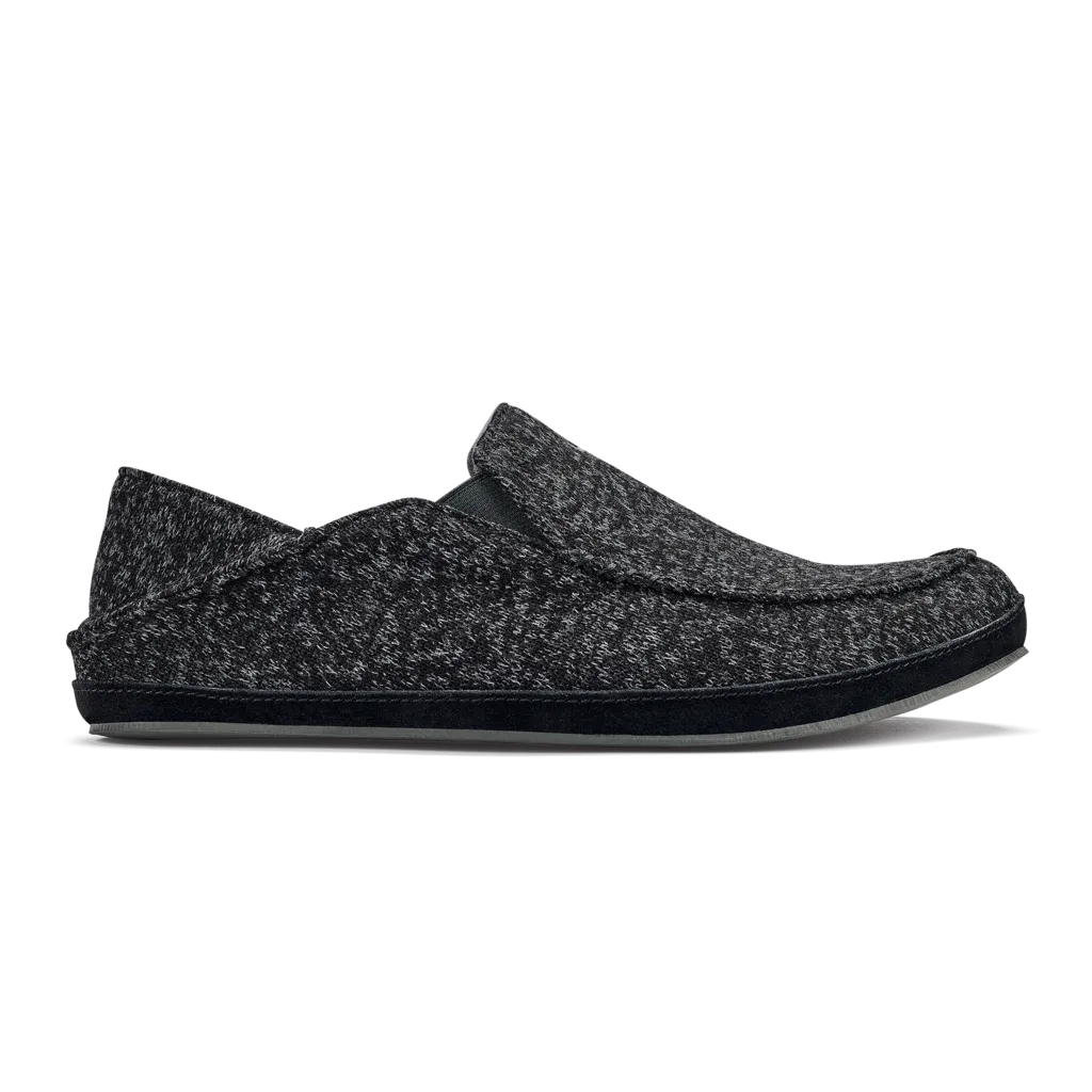 Olukai Moloa Hulu Slipper Black Men's