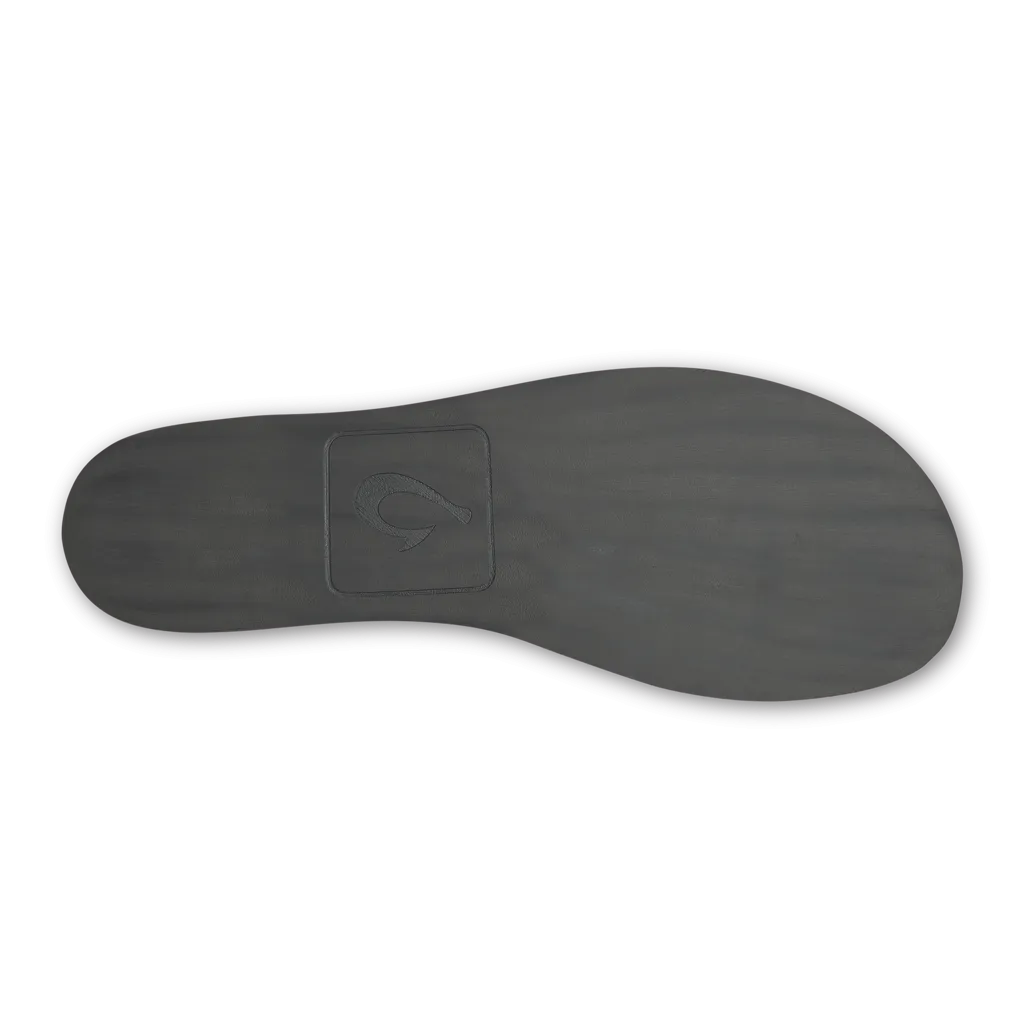 Olukai Moloa Hulu Slipper Black Men's