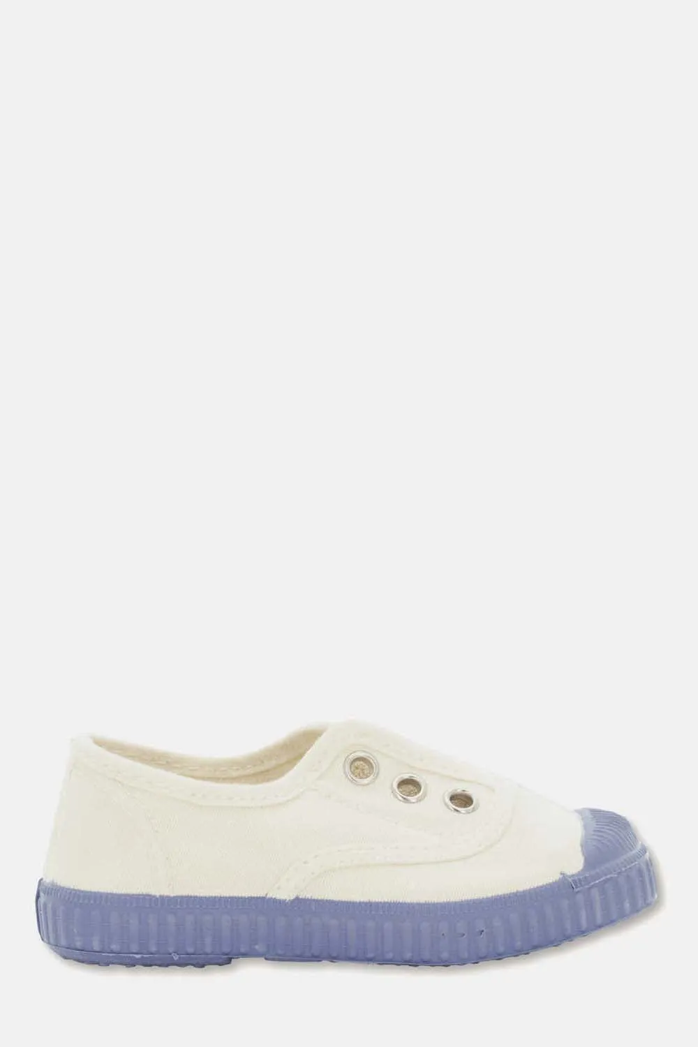 SLIP-ON VEGAN BABY SHOELACE SNEAKERS
