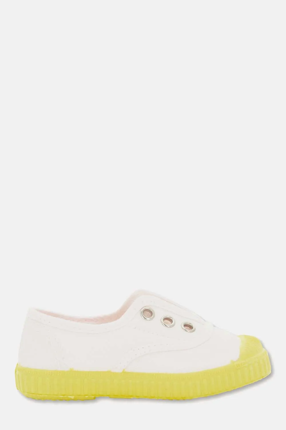 SLIP-ON VEGAN BABY SHOELACE SNEAKERS