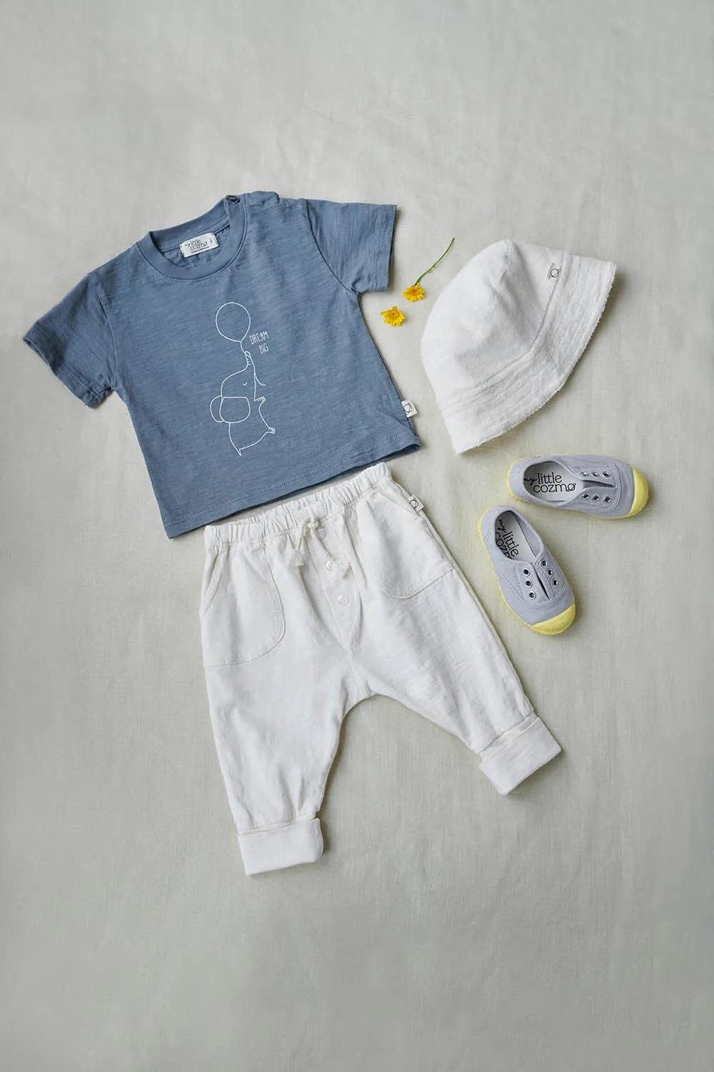 SLIP-ON VEGAN BABY SHOELACE SNEAKERS