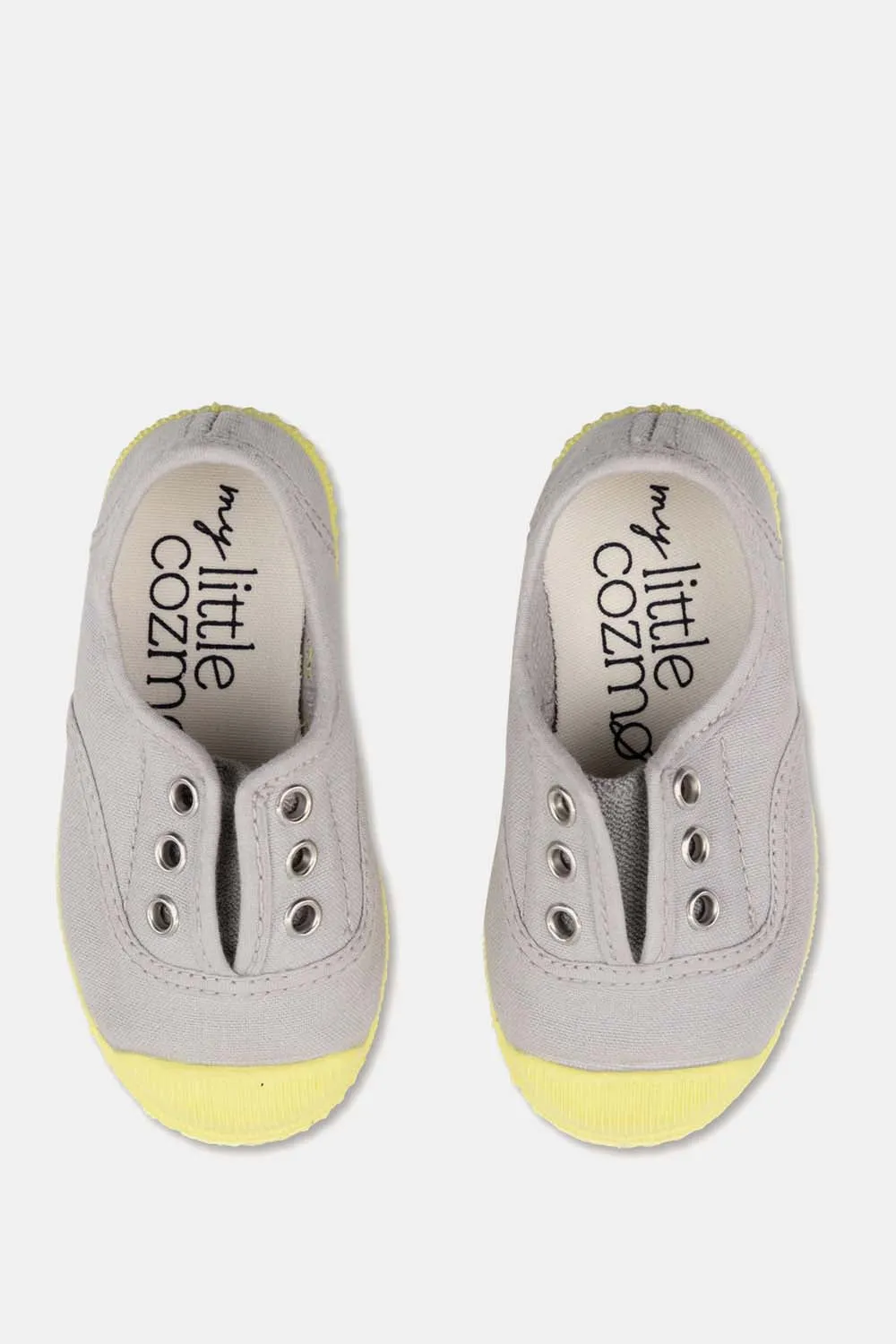 SLIP-ON VEGAN BABY SHOELACE SNEAKERS