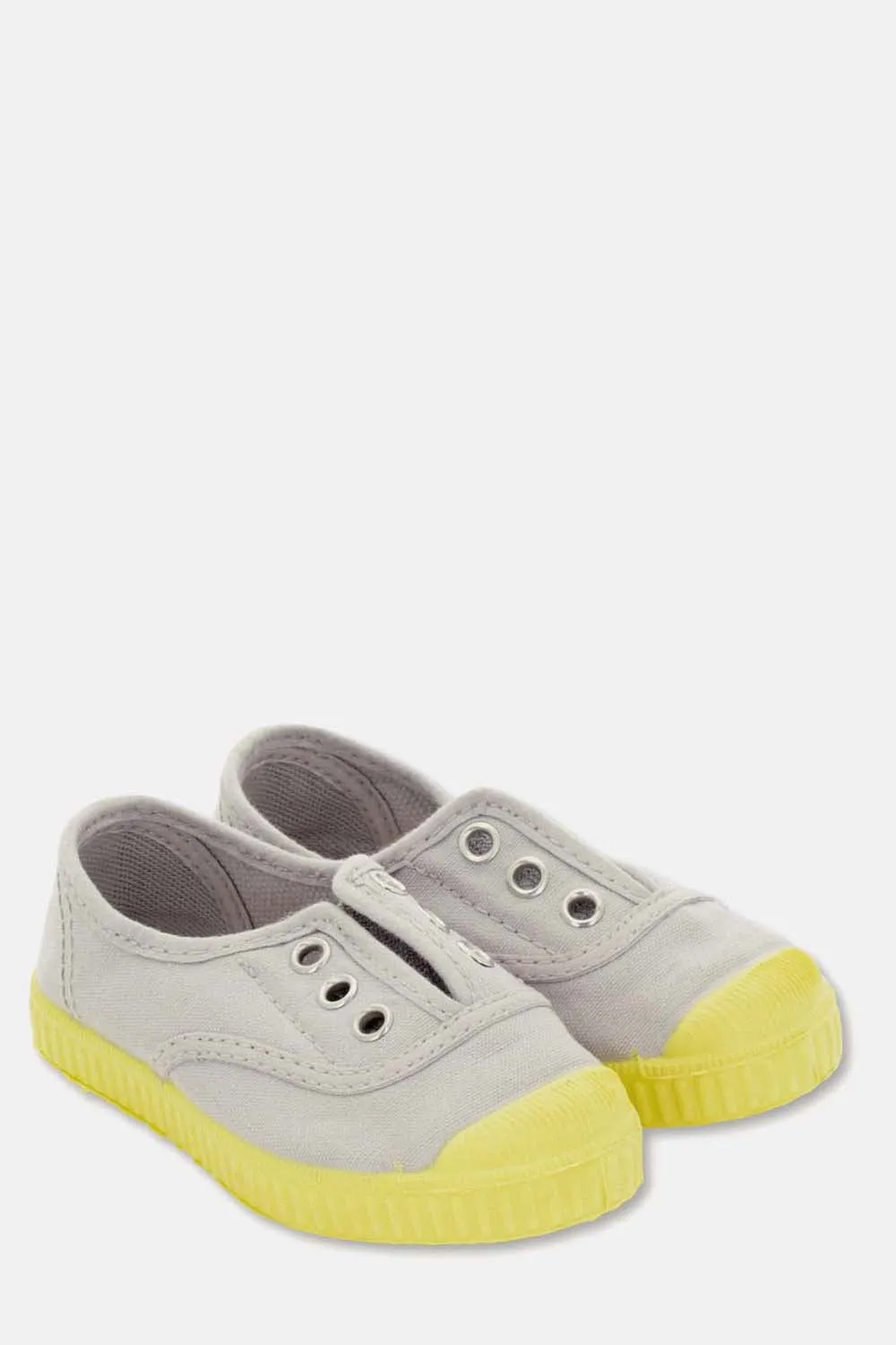 SLIP-ON VEGAN BABY SHOELACE SNEAKERS