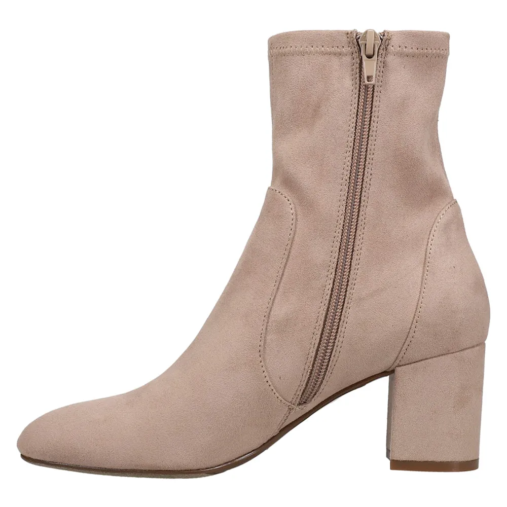 Stevy Round Toe Zippered Boots