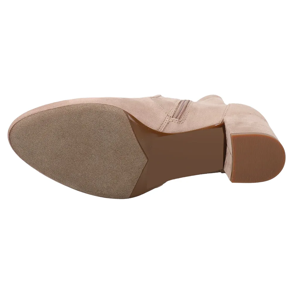 Stevy Round Toe Zippered Boots