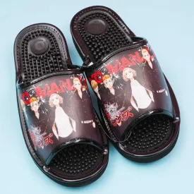 Tokyo Revengers Acupressure Sandals - Black / Large