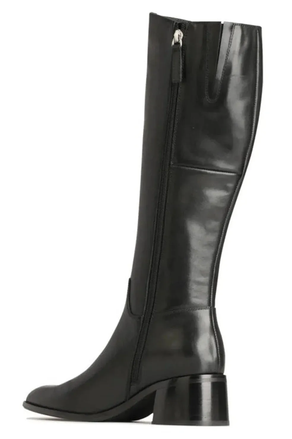 Wyoming Long Boot | Black Leather
