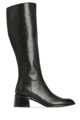 Wyoming Long Boot | Black Leather