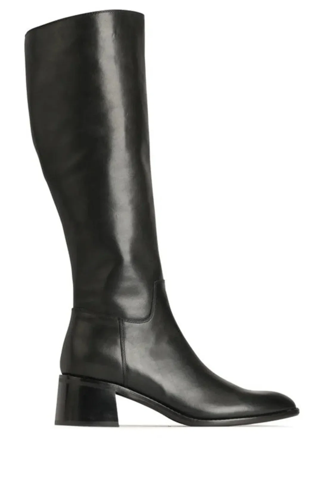 Wyoming Long Boot | Black Leather